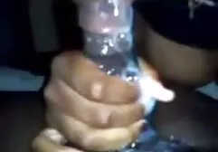 Beautiful angle from below masturbation