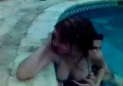 Russian MZHM in a bath with a blonde