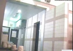 Masturbation dildo in the bathroom