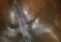 The guy fucks a beautiful girl on the bed from the first person
