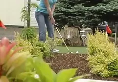Girl has fun in video chat